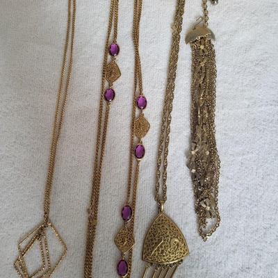 GOLD TONE NECKLACES