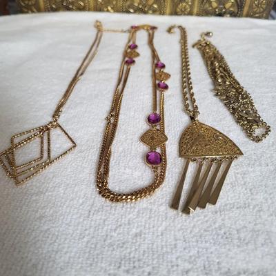 GOLD TONE NECKLACES