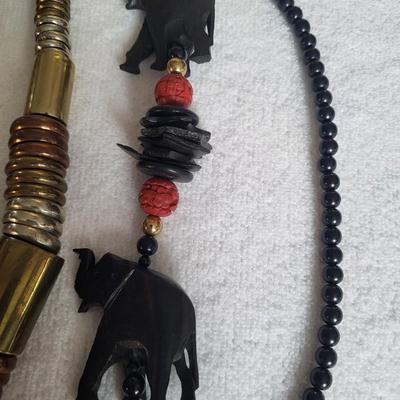 3 VERSATILE COSTUME NECKLACES