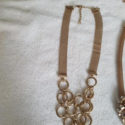2 GLITZY NECKLACES