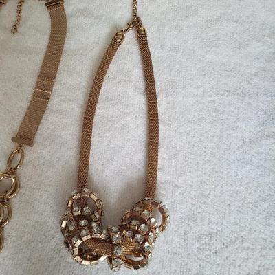 2 GLITZY NECKLACES