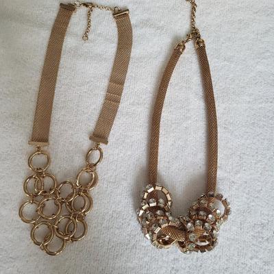 2 GLITZY NECKLACES