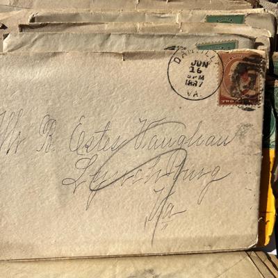 Antique Lot 1800’s Stamped Envelopes Ephemera