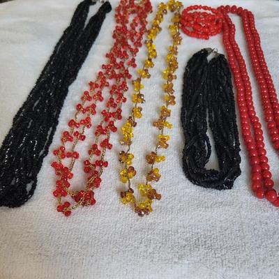 BEADED COSTUME JEWELRY