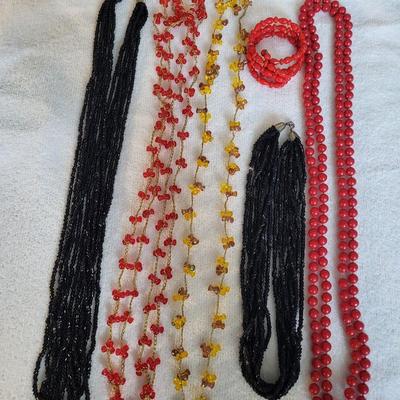 BEADED COSTUME JEWELRY