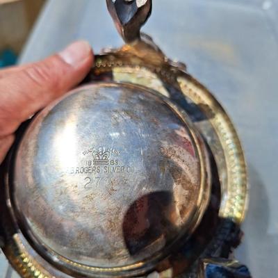 Silver Plated Dome Roll Top