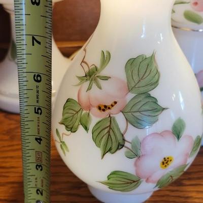 Vintage Set of 2 Gone with The Wind Lamps | Parlor Lamp | Hurricane Lamp | Table Lamp