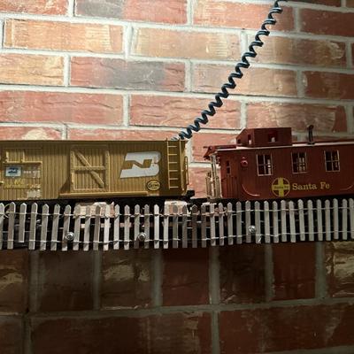 Train-4 cars on rail