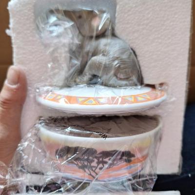 Lenox Baby Elephant Music Box