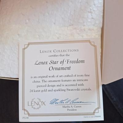 Lenox Star of Freedom Ornament