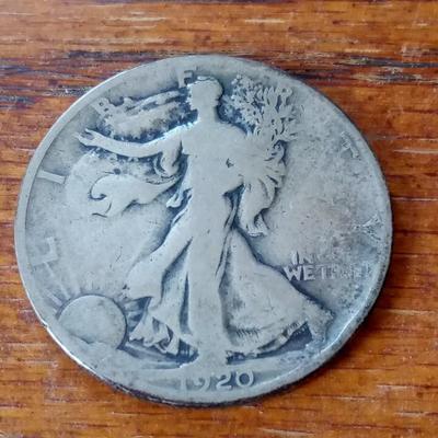 LOT 149 - 1920-D WALKING LIBERTY HALF DOLLAR