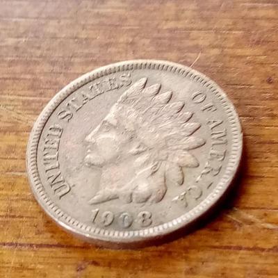 LOT 150 - 1908 INDIAN HEAD PENNY