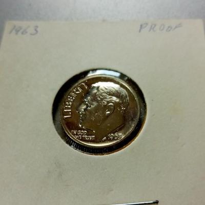 LOT 152 - 1963 SILVER DIME