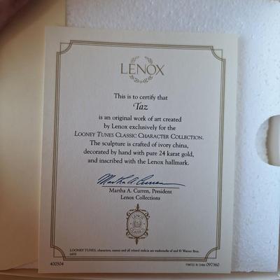 Lenox Taz Figure