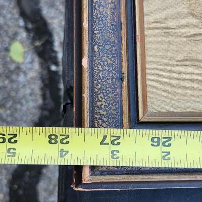 Two Vintage Crafted Antique Needlepoint Tapestry