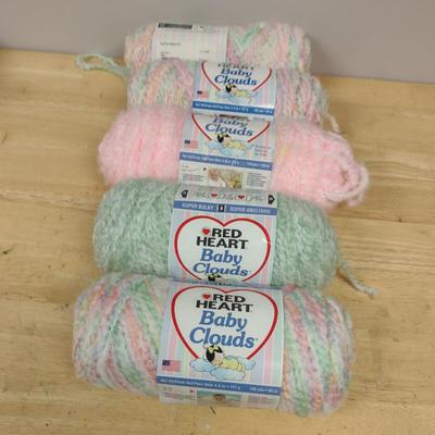 Red Heart Baby Clouds Yarn- Assorted Colors (#4)