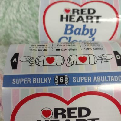 Red Heart Baby Clouds Yarn- Assorted Colors (#4)