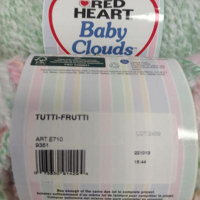 Red Heart Baby Clouds Yarn- Assorted Colors (#4)