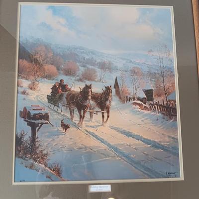 "BUILDING MEMORIES" SPECIAL EDITION SIGNED PRINT BY G HARVEY