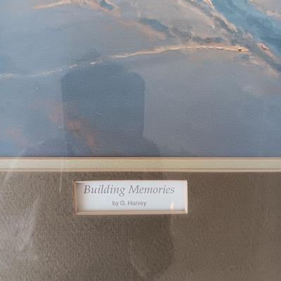 "BUILDING MEMORIES" SPECIAL EDITION SIGNED PRINT BY G HARVEY