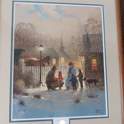 "DADDY'S PRIORITIES" SIGNED SPECIAL EDITION PRINT BY G HARVEY