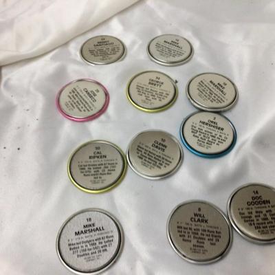 1990 Team Football Cards And Baseball Metal Disks