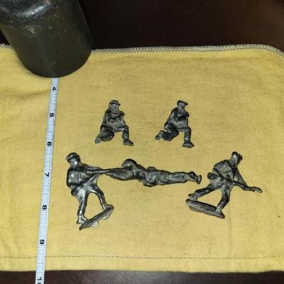 Vintage Trench Art Army Men