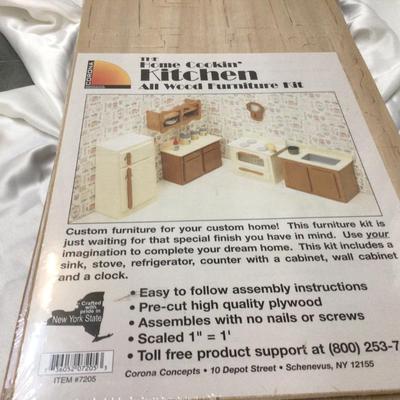 Doll Furniture Room Wood Cut Outs