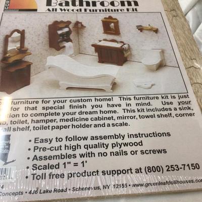 Doll Furniture Room Wood Cut Outs