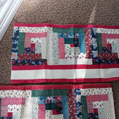 5 QUILTED WINDOW VALANCES