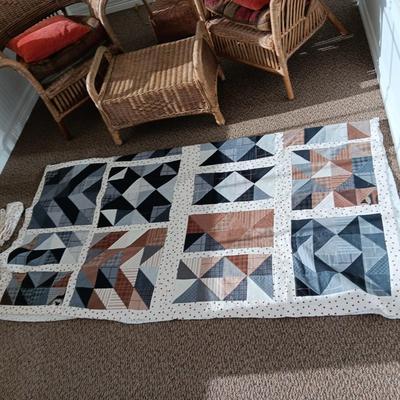 HANDMADE QUILT TOP SIZE QUEEN
