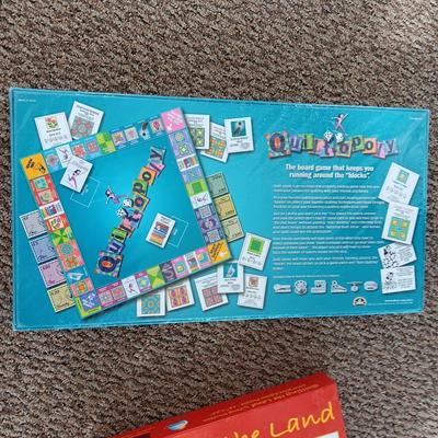 NEW SEALED QUILT-OPOLY BOARD GAME AND 100 PIECE PUZZLE
