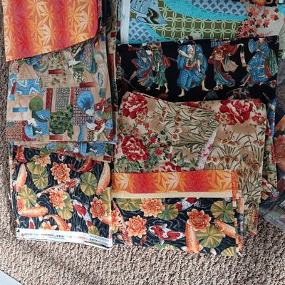 SEWING MATERIAL WITH INSTRUCTION BOOK FOR BEADED LANTERNS QUILT