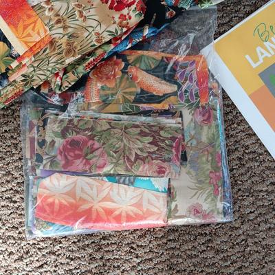 SEWING MATERIAL WITH INSTRUCTION BOOK FOR BEADED LANTERNS QUILT