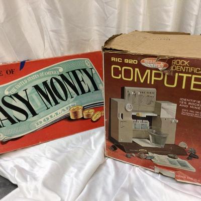 Skilcraft Rock ID Computer and Easy Money Board Game