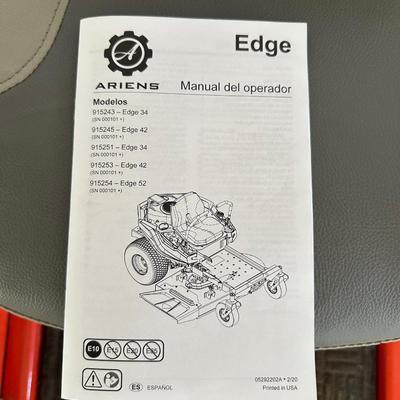 LIGHTLY USED ARIENS EDGE 34 RIDING LAWN MOWER