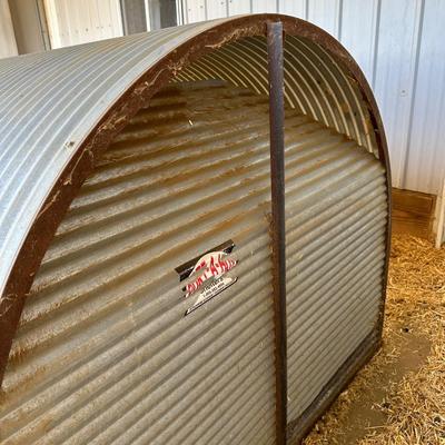 GALVANIZED PORT-A-HUT SHELTER