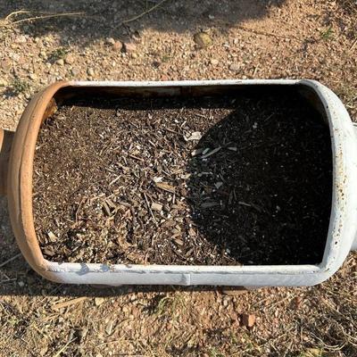 STEEL STEER FLOWER POT
