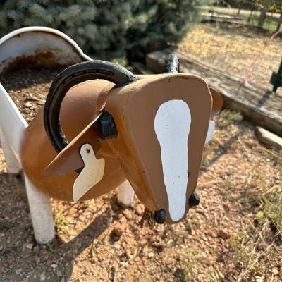 STEEL STEER FLOWER POT