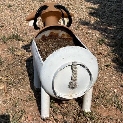 STEEL STEER FLOWER POT