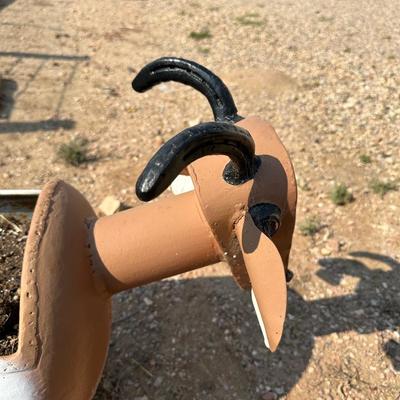STEEL STEER FLOWER POT