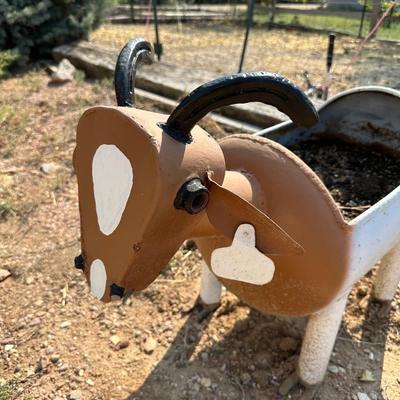 STEEL STEER FLOWER POT