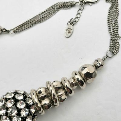 Silvertone Bold Runway Fashion Necklaces