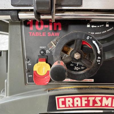 CRAFTSMAN 10" TABLE SAW