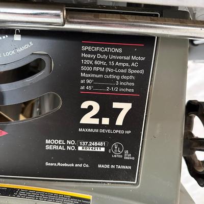 CRAFTSMAN 10" TABLE SAW
