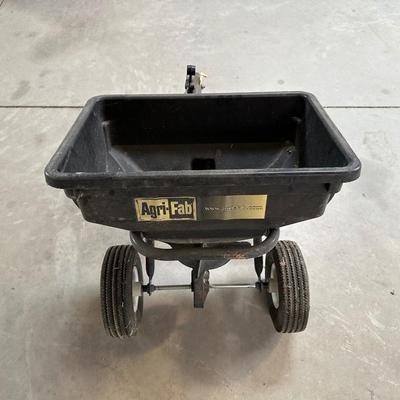 AGRI-FAB PULL BEHIND SEEDER/SPREADER