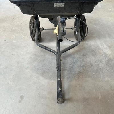 AGRI-FAB PULL BEHIND SEEDER/SPREADER