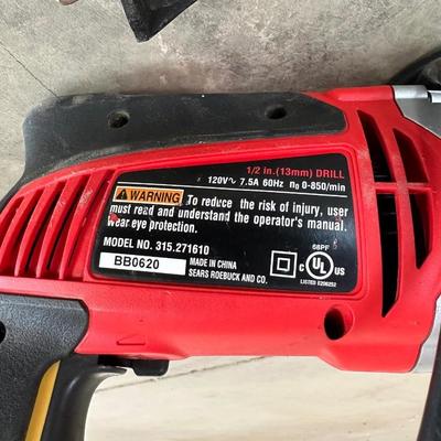 HEAT GUN, FINISHING SANDER AND A DRILL