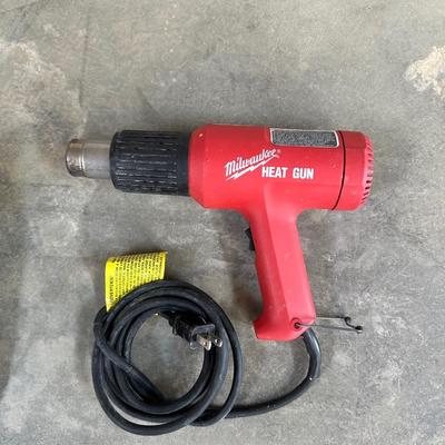 HEAT GUN, FINISHING SANDER AND A DRILL