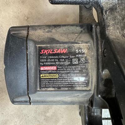 10" CIRCULAR SAW, HEAT GUN AND AN ELECTRIC STAPLER